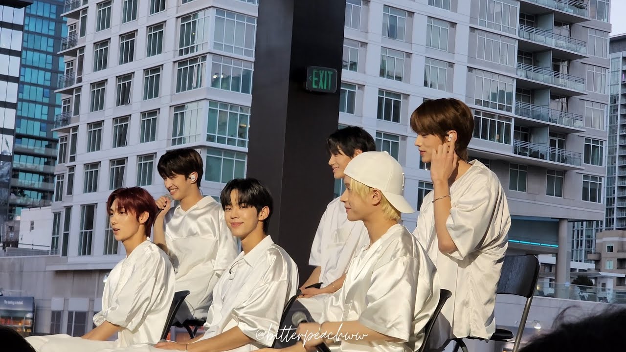 [4K] 240801 TWS (투어스) Grammy Museum 'Global Spin Live' Full Interview Fancam (직캠)