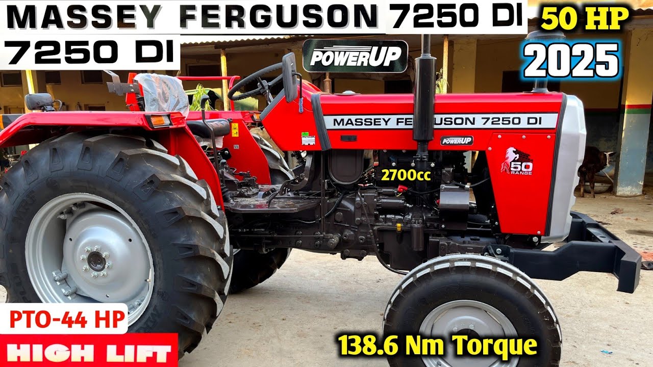 2025 New Massey Ferguson 7250 DI 50 HP review | Massey 7250 DI 50 HP New Model 2025 | Massey 7250 DI