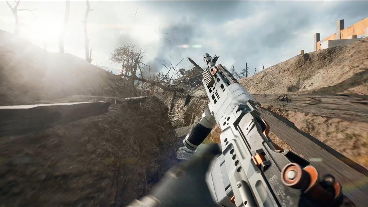 Trench Warfare map in Battlefield 6 Portal