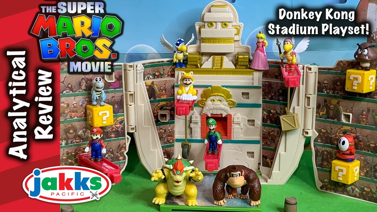 Обзор игрового набора Donkey Kong Stadium: мини-фигурки из фильмов Super Mario Bros.