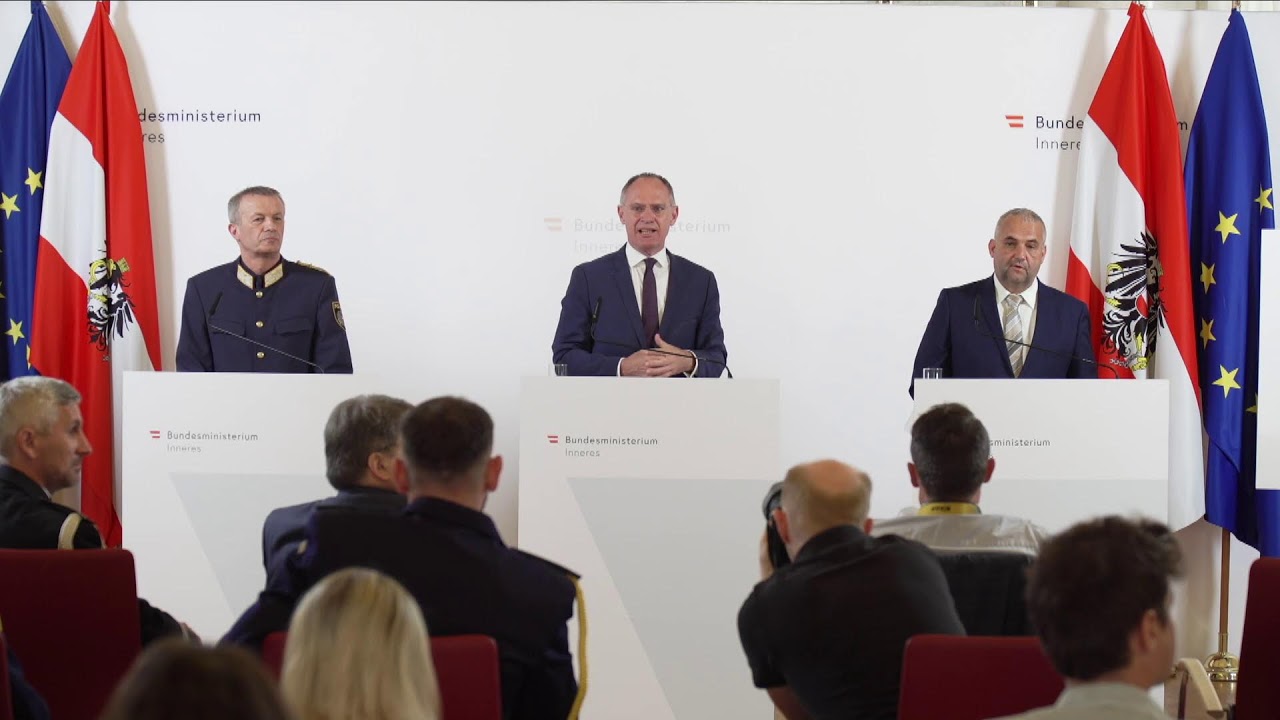 Pressekonferenz: Schlag gegen organisierte Schlepperkriminalität