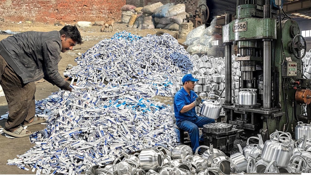 How Scrap Metal Becomes Silver Kettles &ndash; Inside the Real Process .