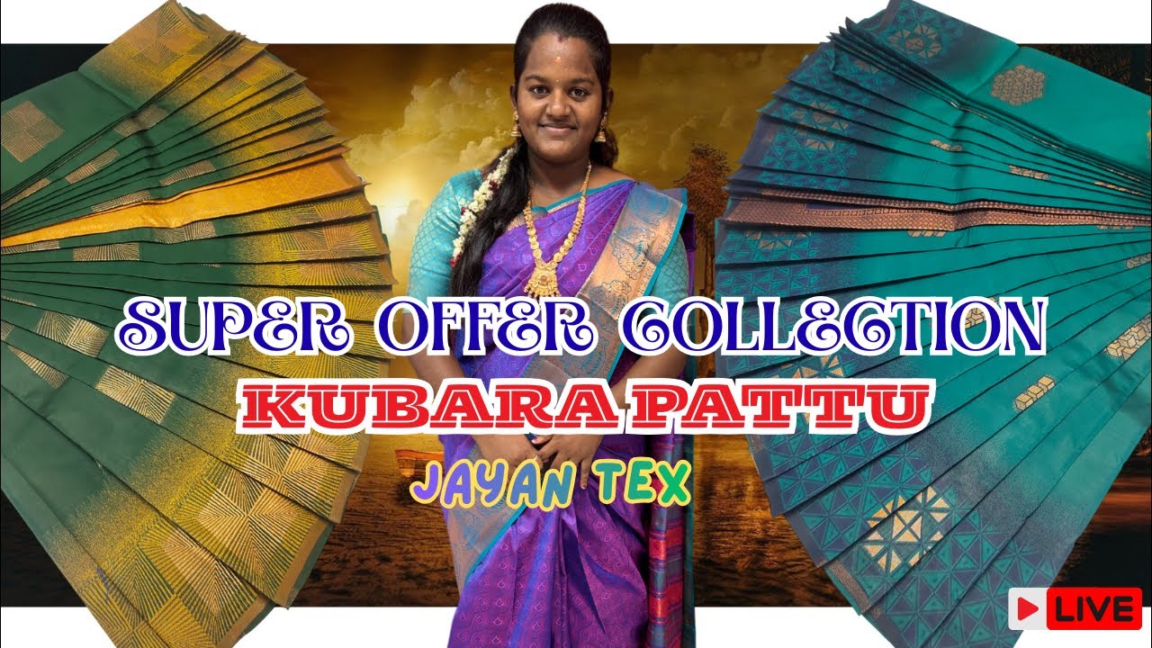 JAYAN TEX is live Today your favourite collection one day offer don’t miss the live ✨