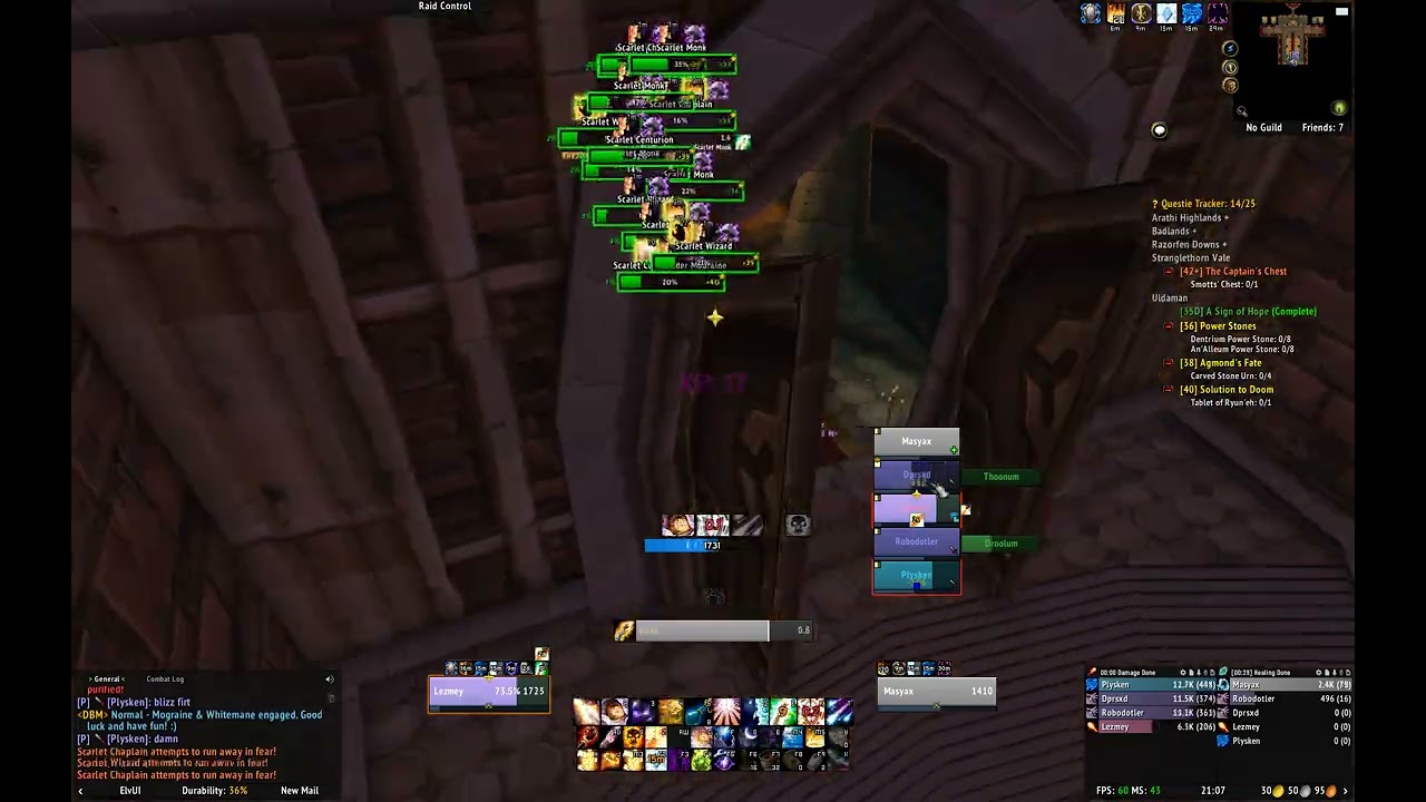 Healer POV: MASSIVE Spellcleave Pulls at the End! | Scarlet Cathedral Dungeon (Priest)