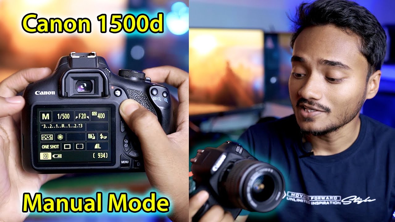 How to use Manual mode in Canon 1500d | Aperture, Shutter speed & ISO tutorial in Canon 1500d