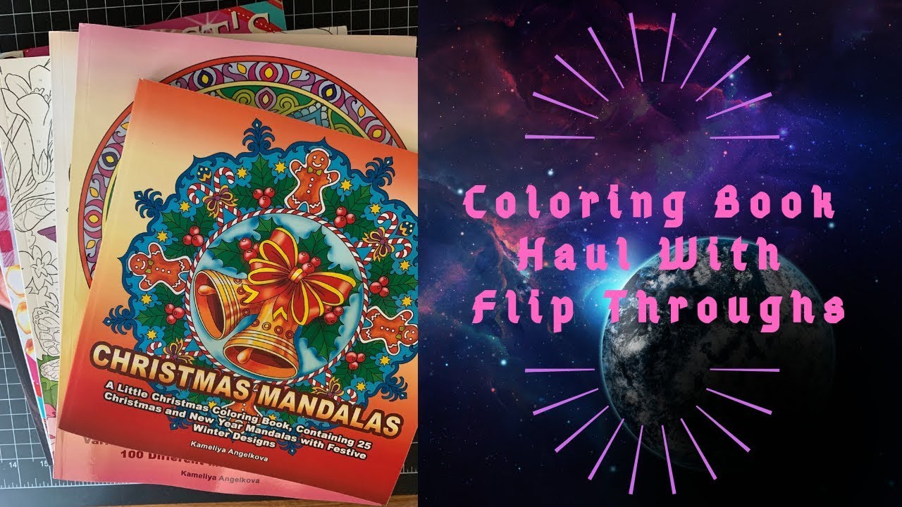 Coloring Book Haul With Flip Throughs