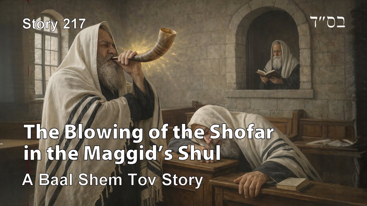The Blowing of the Shofar in the Maggid's Shul - a Baal Shem Tov story 
