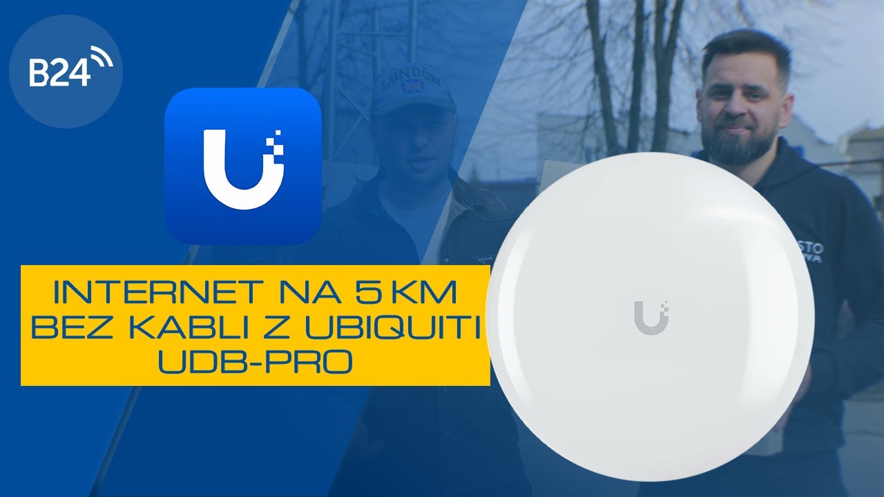 Internet na 5 km bez kabli? Testujemy Ubiquiti UDB-Pro + kamera UVC-G5-PTZ w terenie!