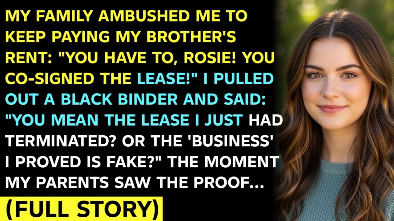 MY FAMILY AMBUSHED ME TO KEEP PAYING MY BROTHER'S RENT: 