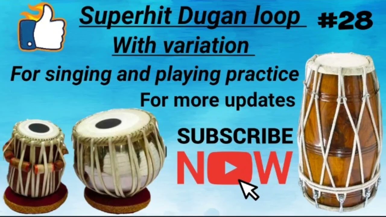 Superhit Dugan loop with variation l Tabla dholak Dugan loop l Jagran me bajne wala fast Dugan loop