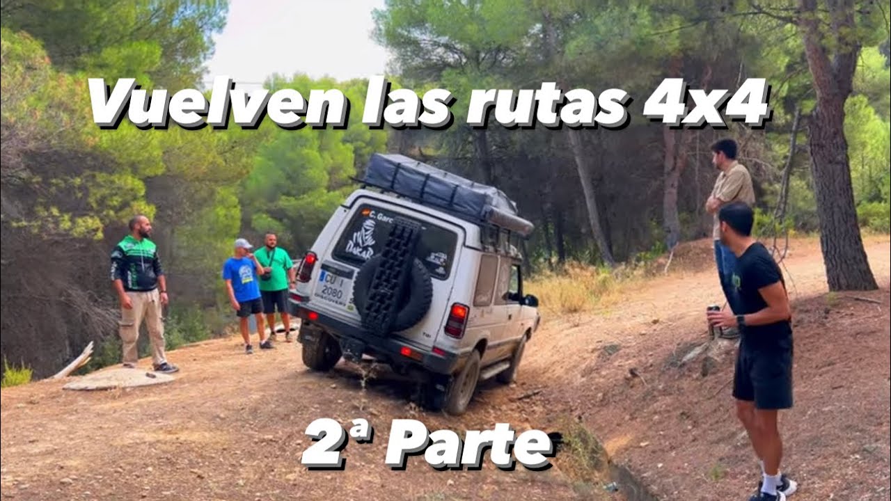 2ª parte de la ruta Off-Road!! Jeep WJ Vs  Discovery 300 y td5 Vs Defender 300 Vs Jimmy Vs Niva.