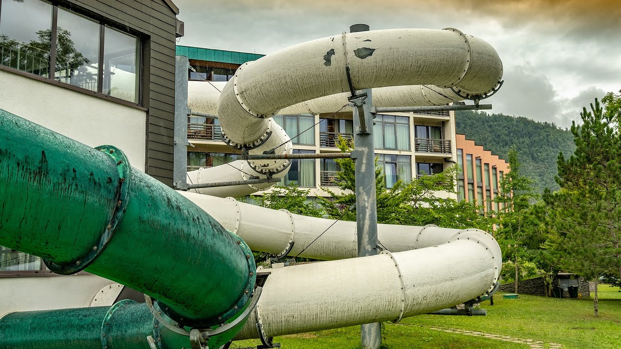 Black Hole Body Slide at Aquapark Bohinj