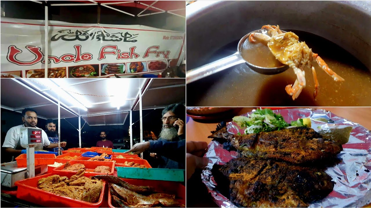 Famous Fish and Crab Soup Stall in H.B.R layout in Bangalore