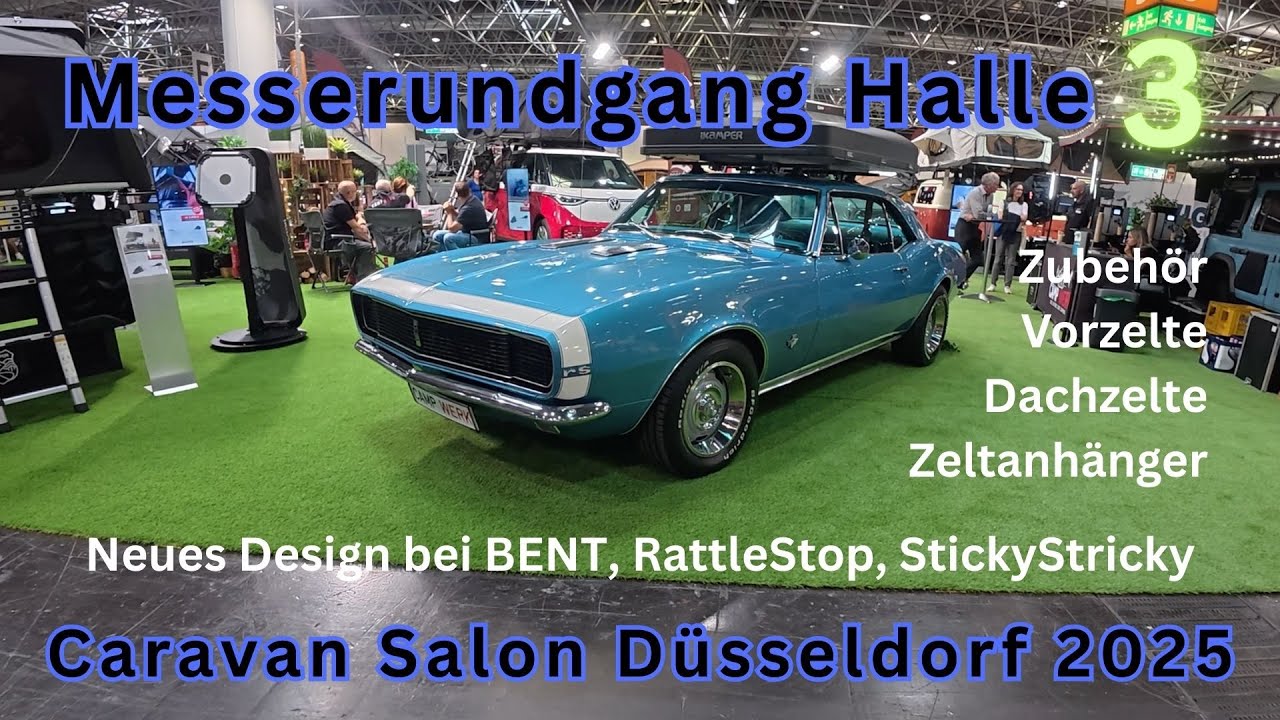 (0052) Caravan Salon 2025 - Halle 3 - Zubehör - Neues Design bei BENT und vieles mehr.
