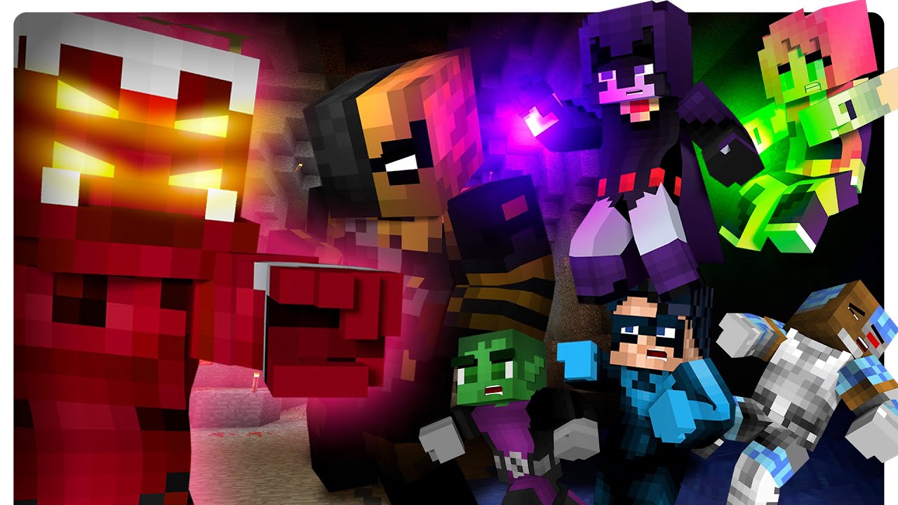 Minecraft Teen Titans vs TRIGON! Evil Clones Creator! (Minecraft Roleplay)
