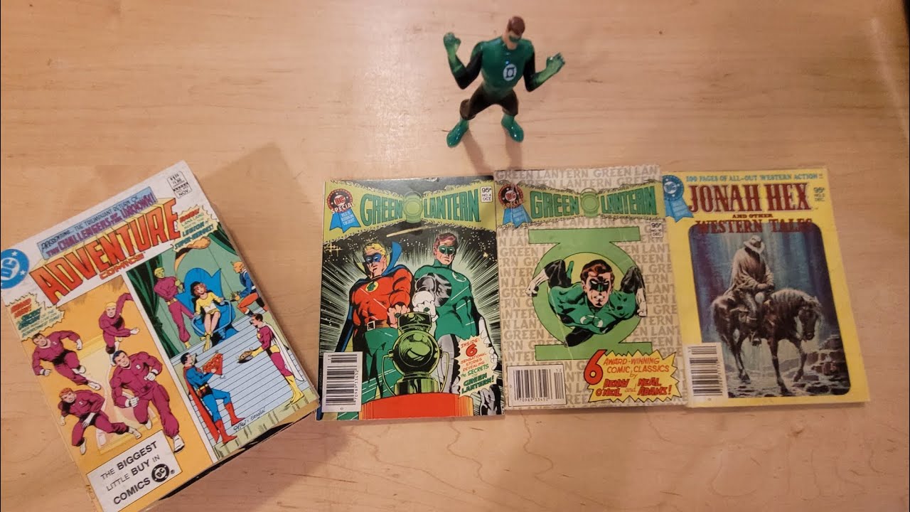 Some DC digest sized comic books.