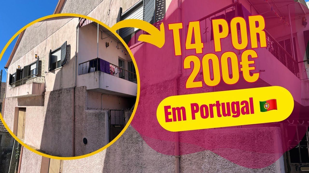T4 em Portugal/ aldeia em mangualde/Viseu 🇵🇹 super barato💶
