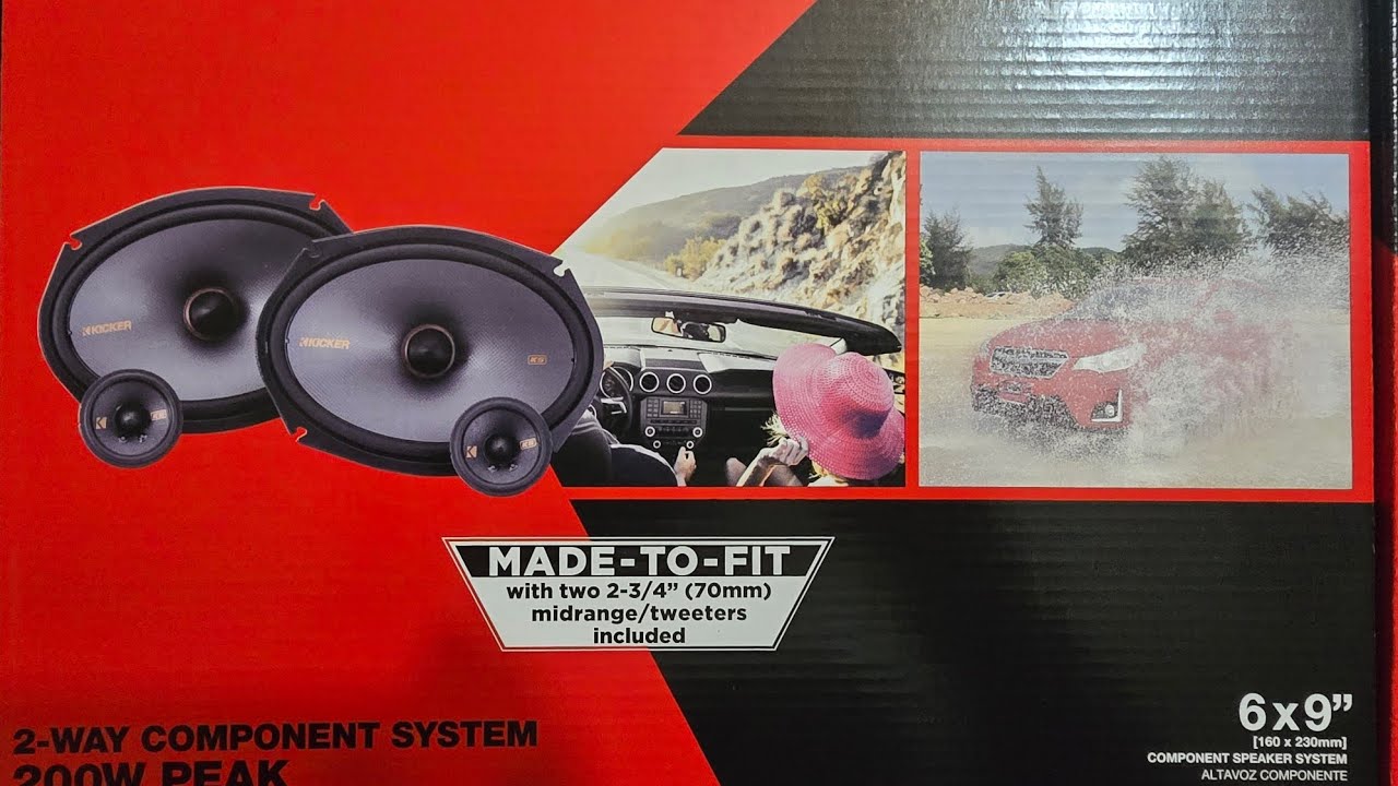 Unboxing the @KICKERAudio KSS269 2-way component system 