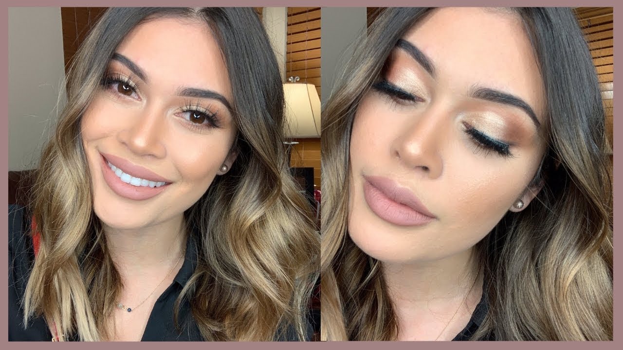 SOFT BROWN GLAM TUTORIAL