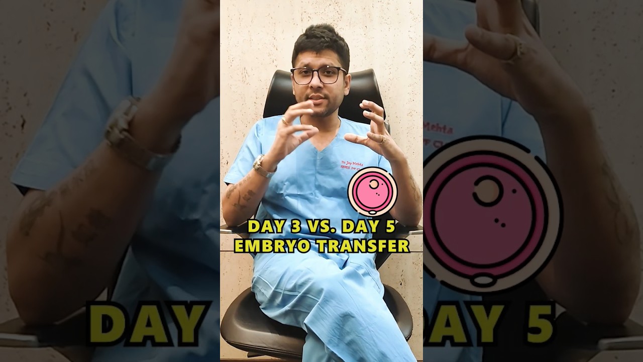 Which embryos have the higher chance to fertilize in the uterus, Day 3 or Day 5? -Dr Jay Mehta
