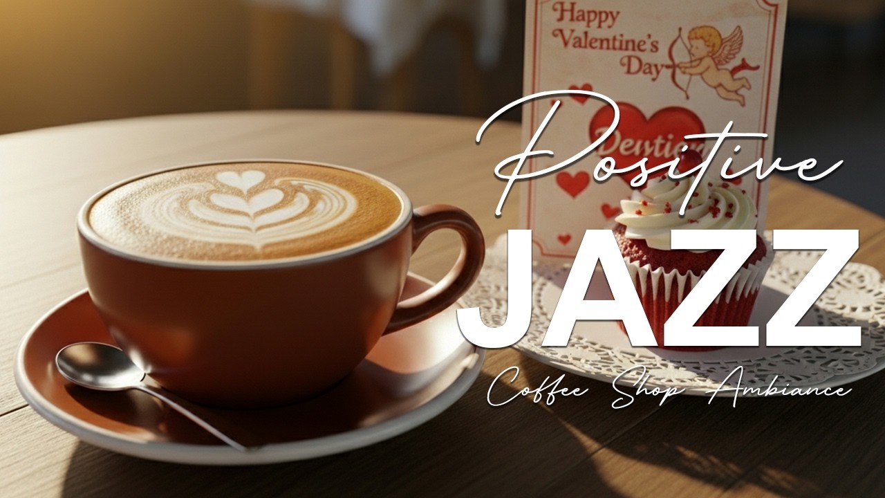 Positive Jazz ☕ Coffee Shop Ambiance Bossa Nova for Focus, Relax & Good Mood.