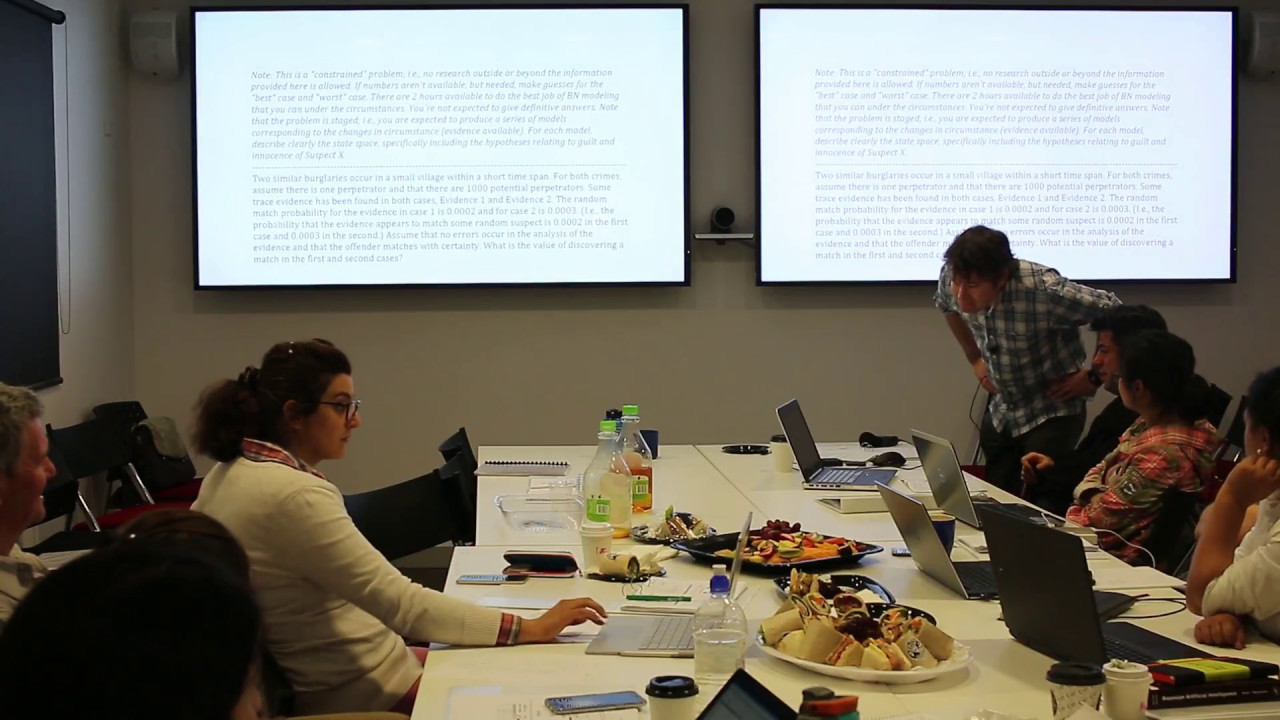 Building Bayesian Networks - Court Case Example