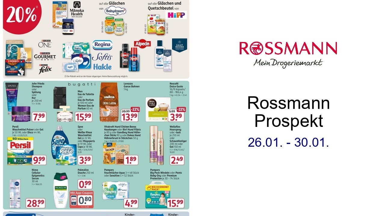 Rossmann Prospekt   26.01. - 30.01.