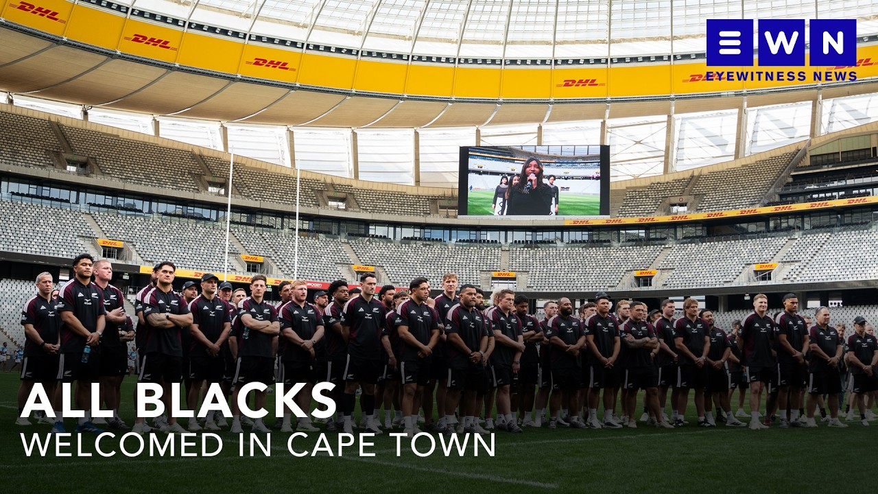 All Blacks тепло встретили в Кейптауне