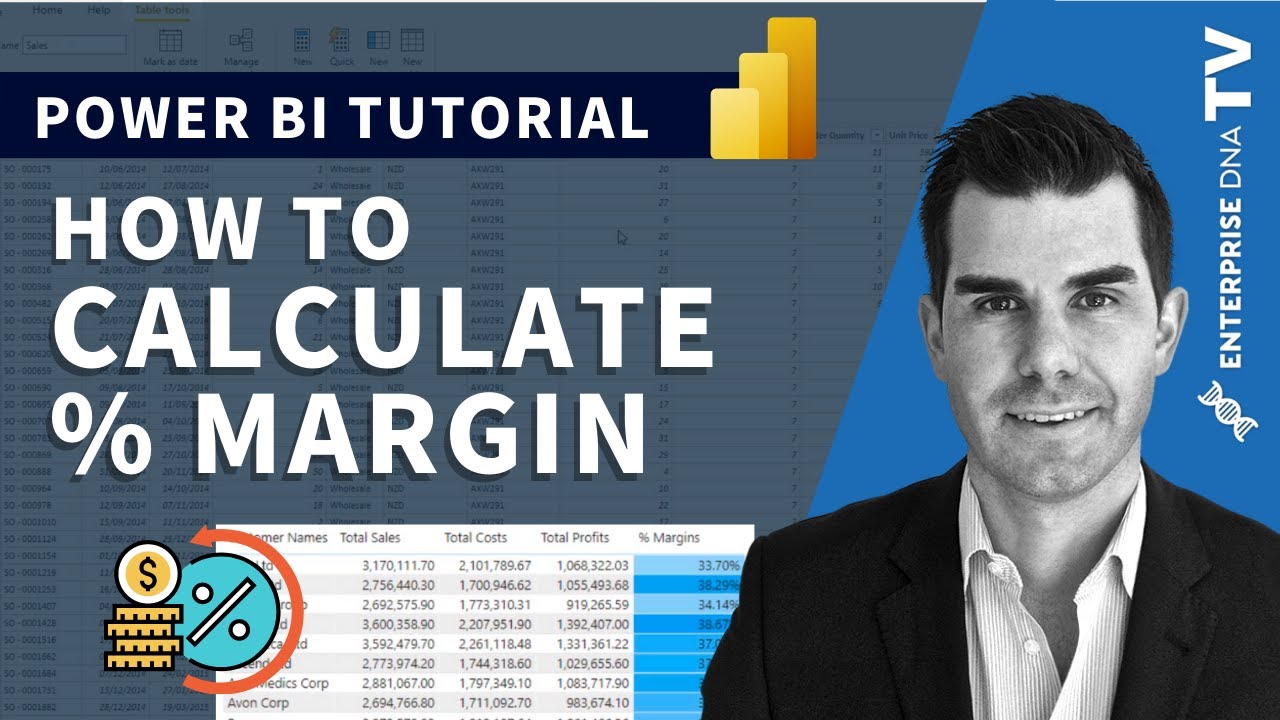 Calculating Percentage (%) Margins In Power BI Using DAX
