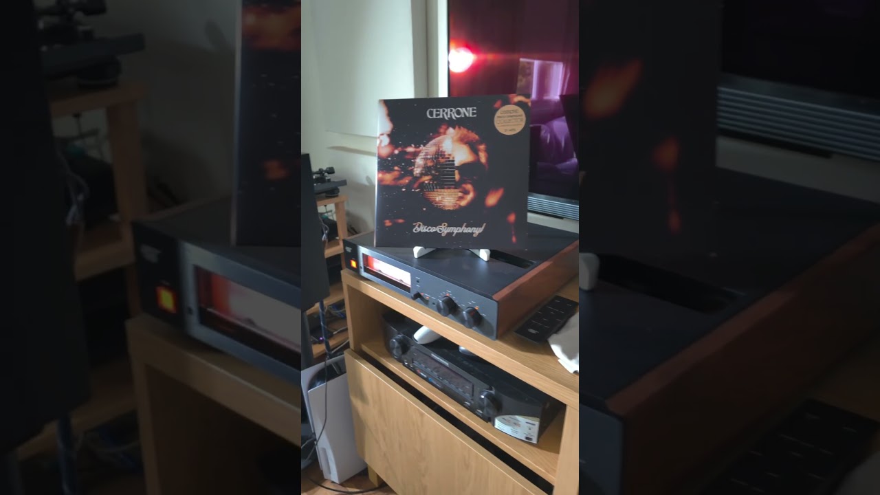 MoFi MasterDeck Turntable with UltraGold Cartridge and MasterPhono playing Cerrone Disco Symphony