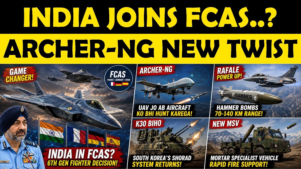 IAF Ka 6th Gen Fighter FINAL?,😱 Archer UAV Banega Air Combat Monster , K30 Biho Returns
