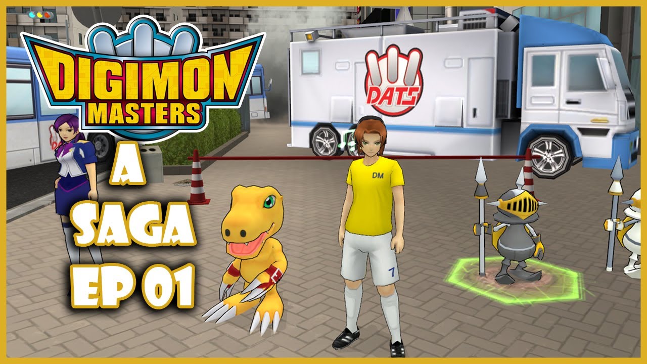 A saga DMO EP 01 l Upando Lv 1 ao 5 l Digimon Masters Online