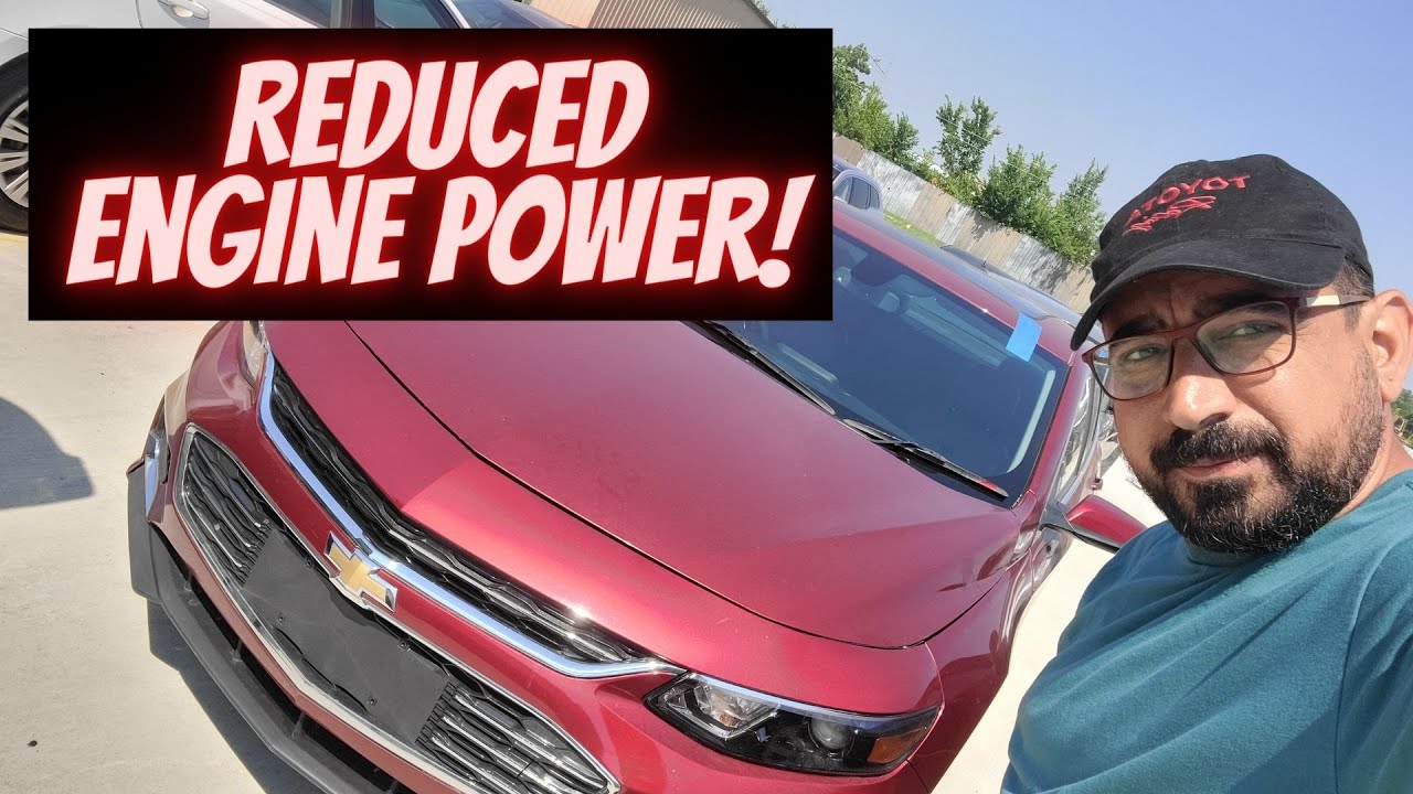 Уменьшенная мощность двигателя и 4 кода неисправности на Chevrolet Malibu 2018 года.
