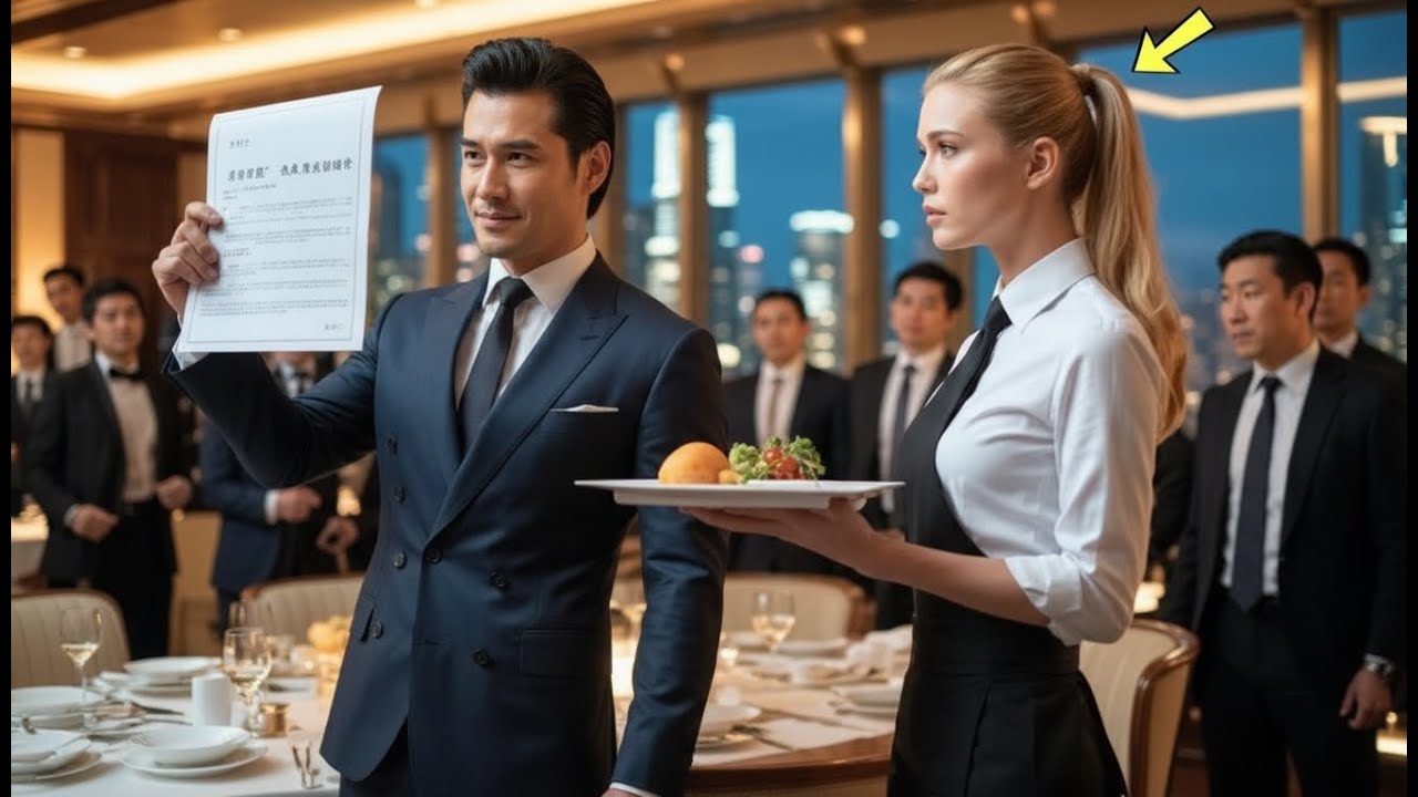 The CEO Laughed: “Translate This and I’ll Give You My Salary”—The Young Waitress Did It in Seconds…