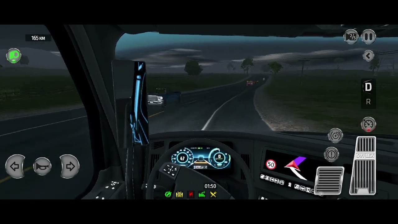 Truck simulator drive USA Evo на электро фуре везём реактивный двигатель