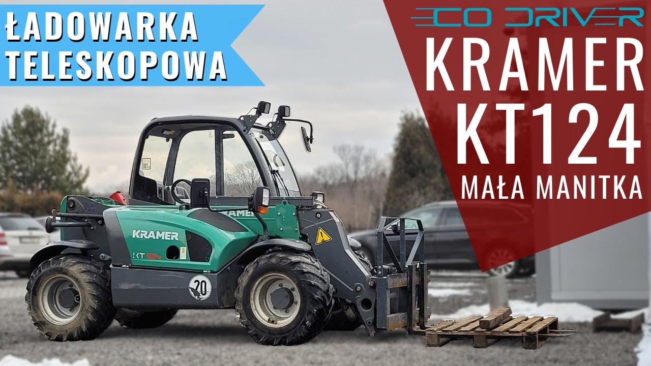 KRAMER  KT124 - TEST PL - 1.6 Yanmar 31 KM, 107 Nm (Mała Manitka)