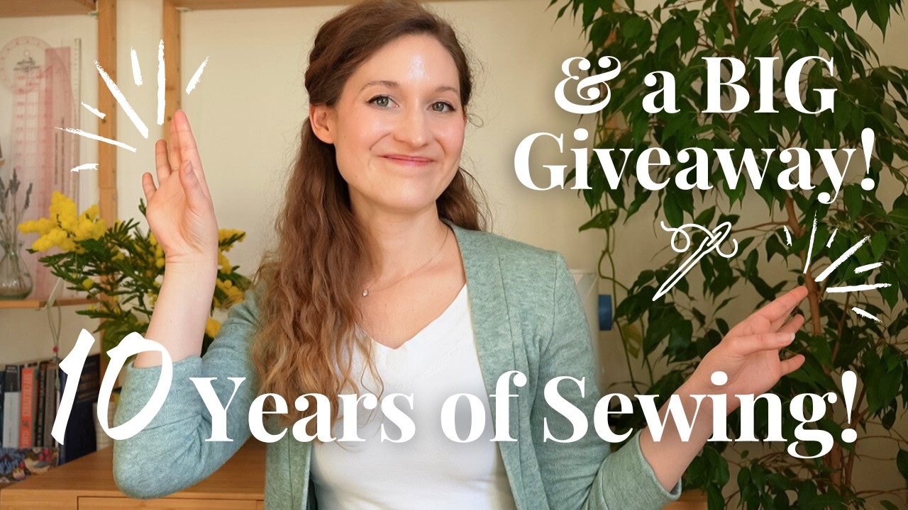 My First Year of Sewing (Beginner Sewing Mistakes!) + BIG GIVEAWAY 🎉