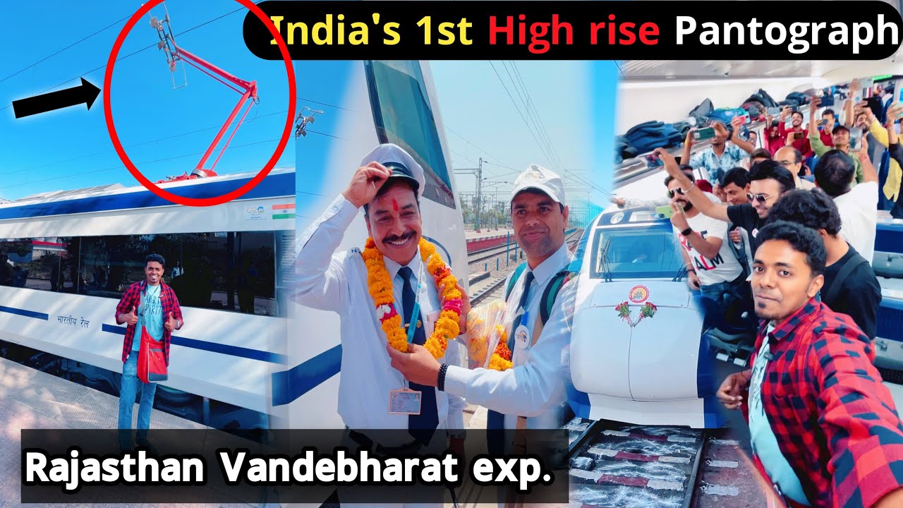 Ajmer- Delhi Rajasthan's 1st Vandebharat Express Inaugural journey 😍😍