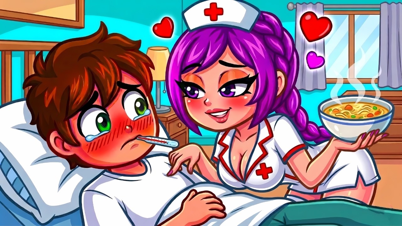 MAWIE got STUCK SICK with The HUNTRIX GIRLS!
