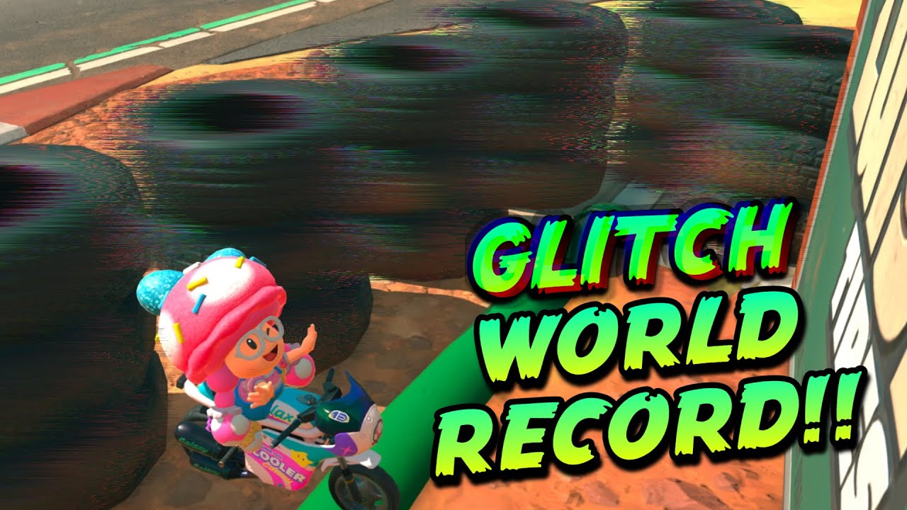 FIRST EVER GLITCH WORLD RECORD IN MARIO KART WORLD