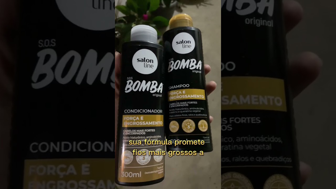 SoS Bomba original: For&ccedil;a e engrossamento -Salon Line