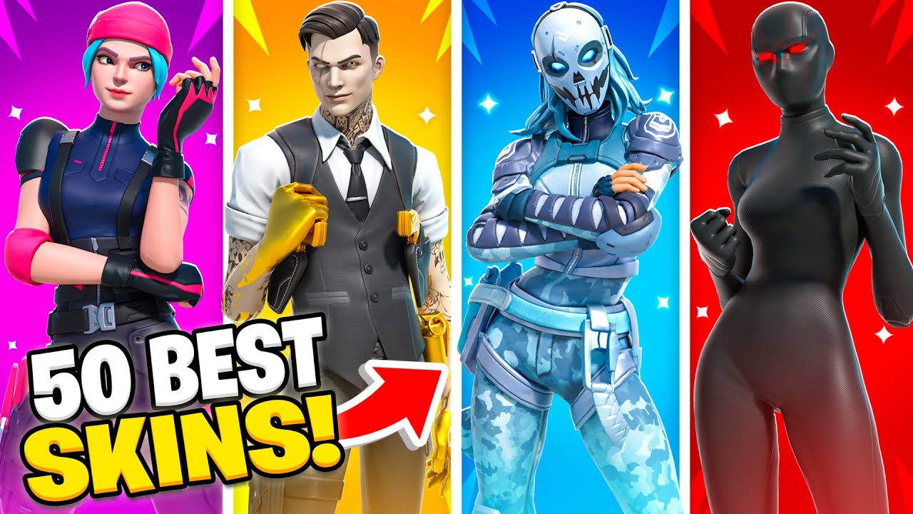 50 Most TRYHARD Fortnite Skins!