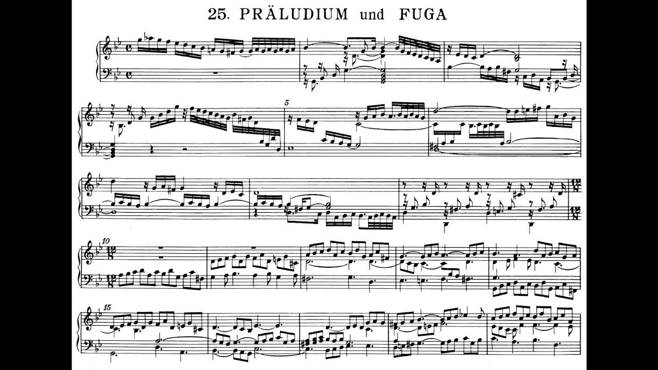 Dietrich Buxtehude - Prelude in G Minor, BuxWV 163. {w/ score.}