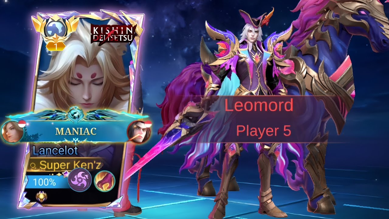MANIAC!! Lancelot vs Leomord🔥 Lancelot Perfect Gameplay 2026👻 - MLBB
