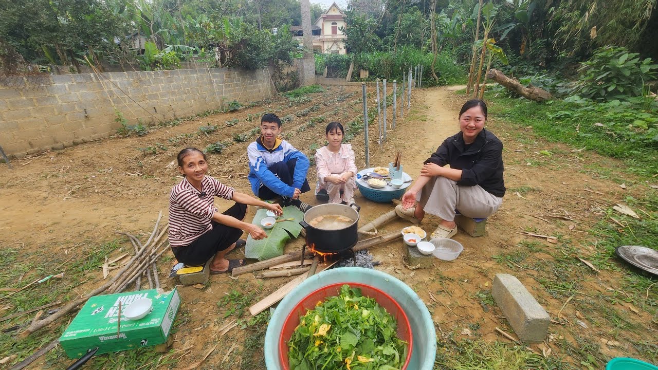 Bữa cơm đặc biệt món ngon cùng Vợ nhà cô Toán tí hon. Hoàng Hiền
