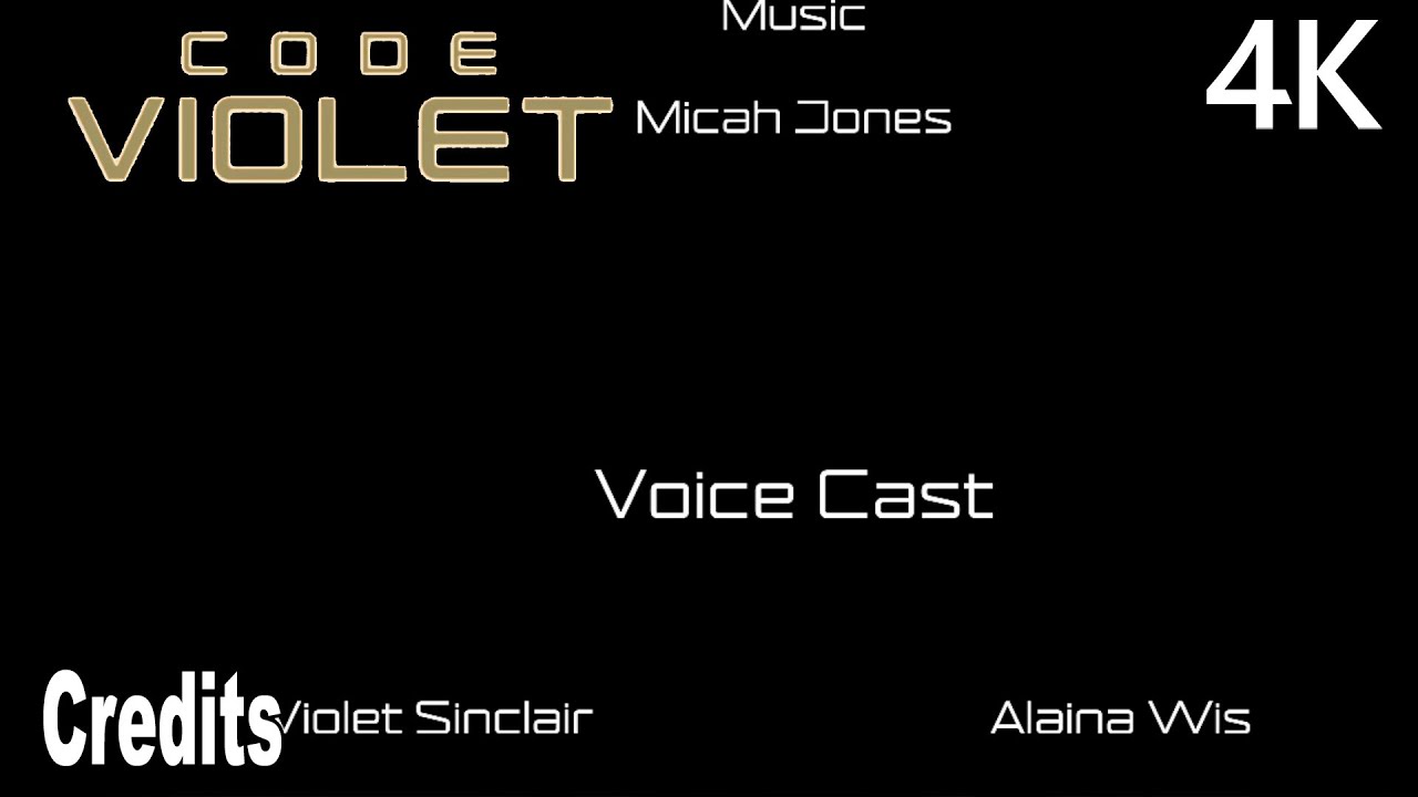 Code Violet Credits 4K