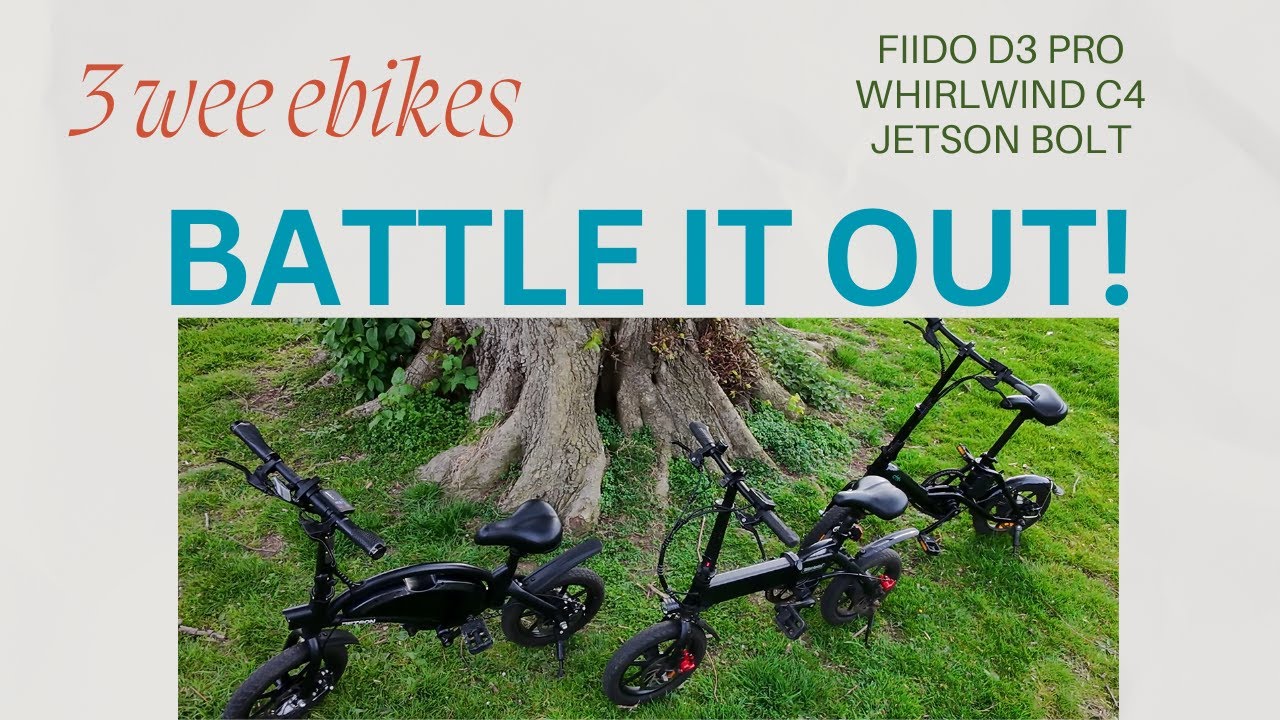 3 small ebikes, Giant Performance! Finding the Top Compact Ebike!