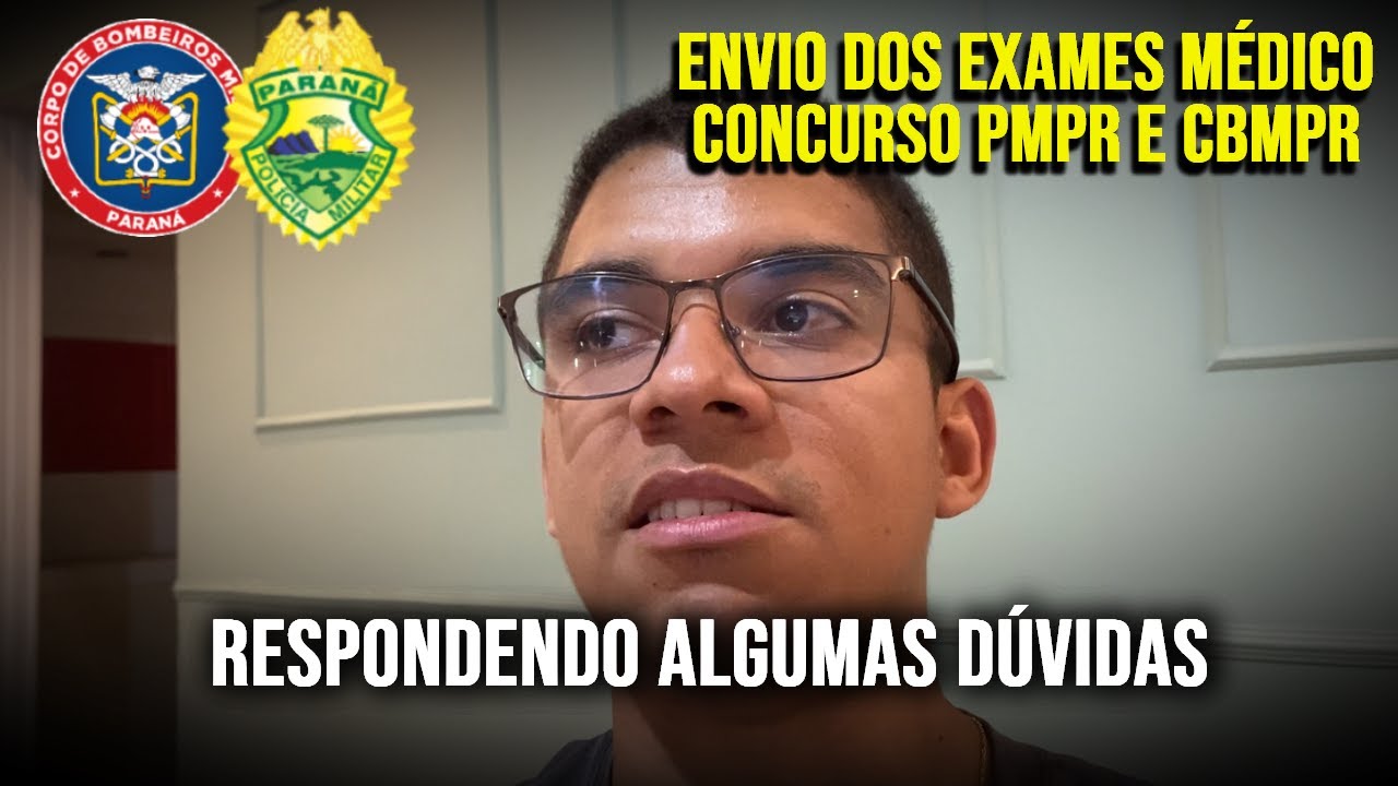 Envio de exames de saúde do concurso da PMPR já começaram