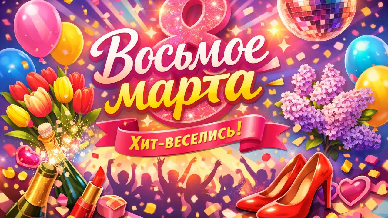 Восьмое марта 🌷 Весёлая танцевальная песня к 8 марта | Праздничный хит