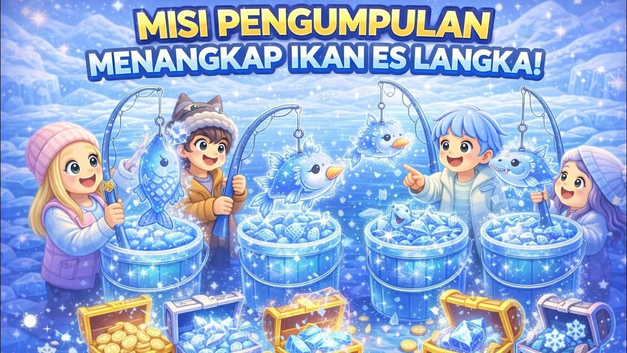 Misi Mencari Ikan Es ❄️🎣 | Berburu Ikan Es Langka di Winter Event